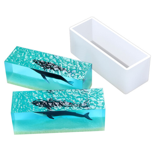 Moule en silicone rectangulaire pour loisirs créatifs (1 pièce) 1