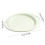 Green Oval Plastic Plate with Ear Handles, 34 x 27 cm 2