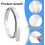 Aluminum Flat Craft Wire Bezel Strip 30x1mm 2.5m Roll 4