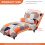 Elastische ligstoelhoes, machinewasbaar, comfortabel 2