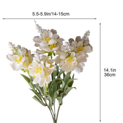 Kunstig blomsterbuket til bryllupsdekoration 1-pak 2