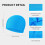 Swimming Cap Unisex Waterproof 2 Pieces 2
