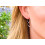 Spiral Threader Earrings 925 Sterling Silver Rose Gold 2
