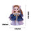 Chinese decorative doll silk dress movable joints 3