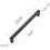 Matte Black Slim Square Cabinet Pulls 5-inch Center 5-Pack 3