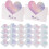 Valentine's Day Cards Handmade Style 60 pcs with Envelopes 5