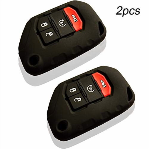Θήκη κλειδιού σιλικόνης Flip για Jeep Wrangler JL/Gladiator JT 1