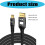 DisplayPort2.1-kaapeli16K@60Hz8K@120Hz1m 3