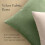 Fodere per cuscini in velluto verde salvia, set da 2 pezzi, 24x24 pollici 5