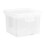 Plastic Square Food Storage Containers with Lids 12-Pack 1