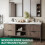 Black Bathroom Faucet Single Handle Matte Black 1 or 3 Hole 5