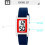 Reloj digital unisex con esfera rectangular y resistencia al agua de 50 m. 7