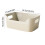 Caixa organizadora de plástico para lanches de cozinha, 35,5 x 25,4 x 15,2 cm (14 x 10 x 6 polegadas) 3