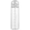 AuroraX Reise-Wasserflasche, durchsichtiger Kunststoff, 710 ml, mit Strohhalm 2