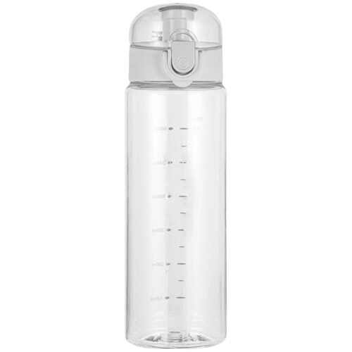 AuroraX Reise-Wasserflasche, durchsichtiger Kunststoff, 710 ml, mit Strohhalm 1