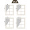 Ροζ γκρι Ombre Water Ripple Swag Valance 28x36 ίντσες 8