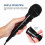 Microfono nero con filo per live streaming e podcasting. 5