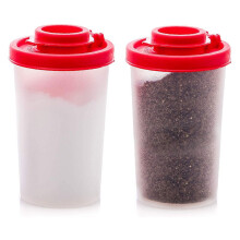 PLGEBR salt and pepper shakers red cover 4.75 oz 2 pack