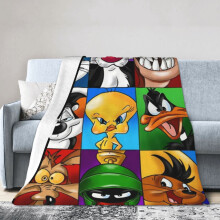 Looney Tunes plush throw blanket 50x60 inches
