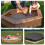 Hexagonal sandbox cover outdoor waterproof sun protective 6
