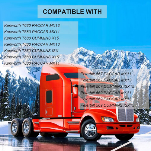 Motorluftfilter för Kenworth T680T880Peterbilt567 579 2