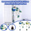 Metallklockornament Heminredning2 delar 1