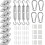 Kit de fixation pour auvent M6 en acier inoxydable (32 pièces) 1