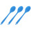 Silicone spoon set serving basting salad 3 pcs 1