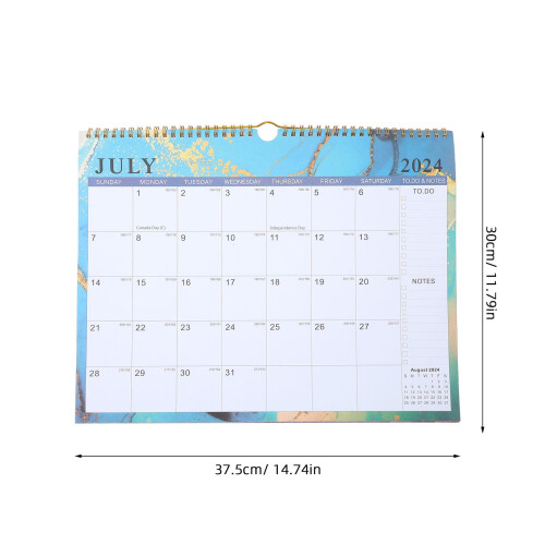 Hängekalender, übersichtliche Seiten, schlichtes Design 1