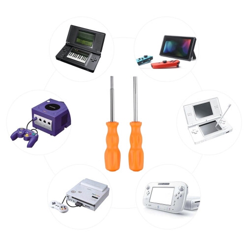 Gamebit veiligheidsschroevendraaierbits van 3,8 mm en 4,5 mm 2