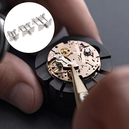 Support de mouvement de montre à base fixe en aluminium pour réparation 1