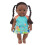 Boneca bebê recém-nascida negra de 30 cm com roupas 2