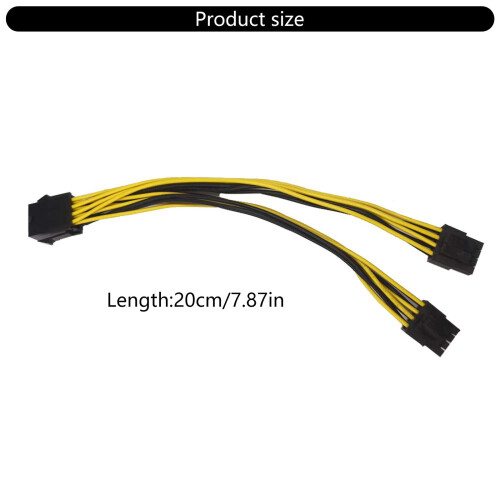 Adaptador de 8 pines hembra a doble 8 pines macho. 2