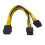 Adaptador de 8 pines hembra a doble 8 pines macho. 8