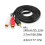 Cable adaptador estéreo de 3,5 mm a 2RCA macho a macho 2
