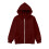 Sweat à capuche zippé uni à manches longues pour garçon 4