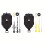 Quartz pendulum clock movement with chime and hanger kit, 1