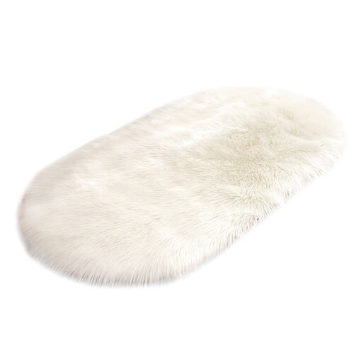 Washable front door rug white oval 1316 inches 1