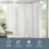 Home Fashions αδιάβροχο πάνελ κουρτίνας με επάνω μέρος 52"Π x 52" 2