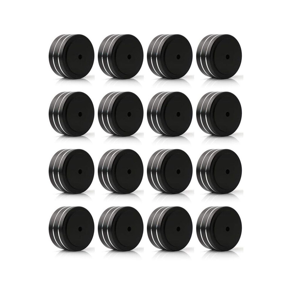 16Pcs 40X20mm Aluminum Hifi Amp Speaker Isolation Stand Turntable Dac Feet Pad 6032804134791