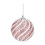 Christmas Tree Ornaments Pink Glitter Sequin Balls 2pcs 1