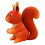 Squirrel Plush Toy Stuffed Animal 10 inches 1