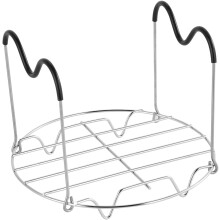 DEALPEAK Stainless Steel Steamer Rack with Silicone Handles