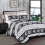 Zuidwest-Aztec dekbedset van microvezel, 3-delig, tweepersoonsbed. 1
