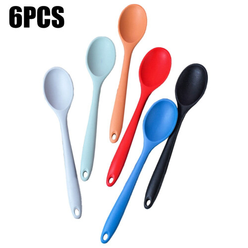 Silicone Spoon Set Japanese Style 6 Pieces