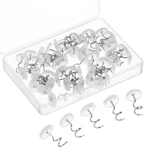 Fabric Bed Blanket Fasteners Plastic Screws 50 pcs