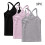 Girls Camisole Cotton Undershirt 3-Pack Lightweight 4