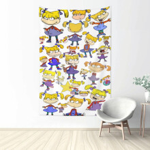Tapisserie murale Rugrats pour chambre à coucher, 80 x 60 pouces