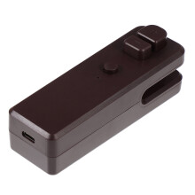 Vakuumposeforsegler Varmeforseglingsklips USB-lading Brun