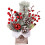 Artificial Mini Tabletop Christmas Tree with Ornaments Red 1